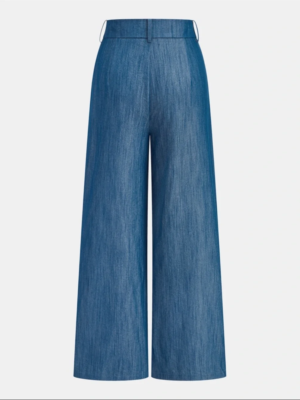 Commense Denim-Blue Two-Piece Wide-Leg Set - Picture 6 of 8
